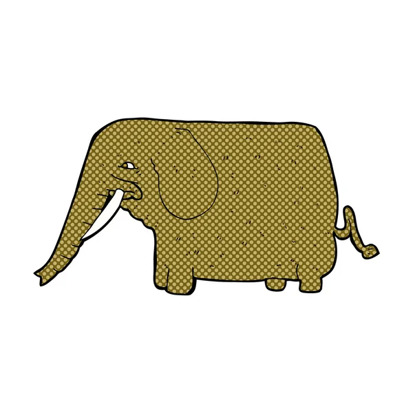 Mamut de dibujos animados cómicos — Vector de stock