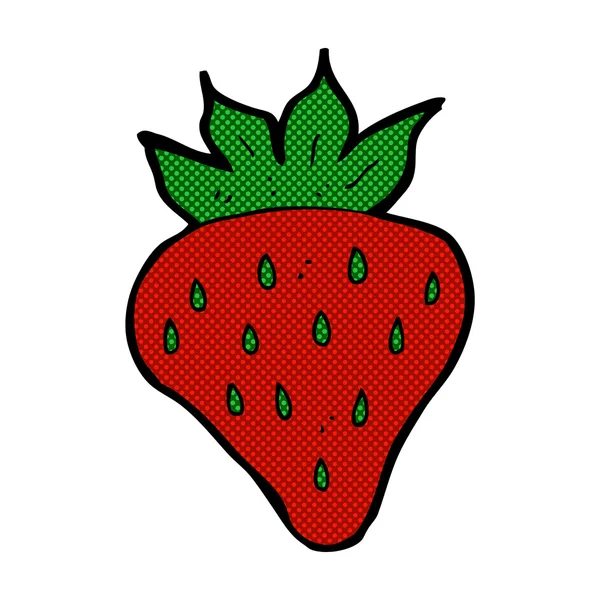 漫画卡通草莓 — 图库矢量图片