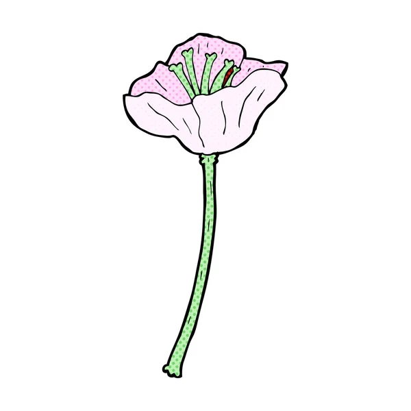 Комедійний мультфільм квітка — стоковий вектор