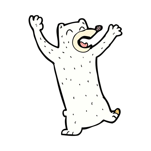 Comic cartoon polar bear Vector Graphics