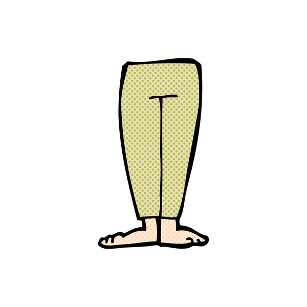 Bandes dessinées jambes — Image vectorielle