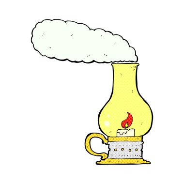 komik karikatür eski stil fener