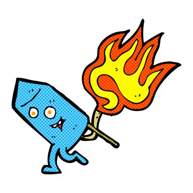 komik karikatür komik havai fişek karakter