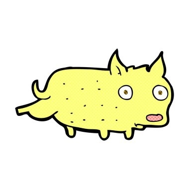 çizgi çizgi film küçük köpek cocking bacak