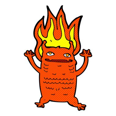 çizgi çizgi film küçük canavar