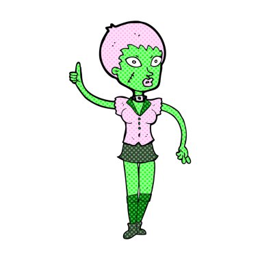 komik çizgi film halloween kız