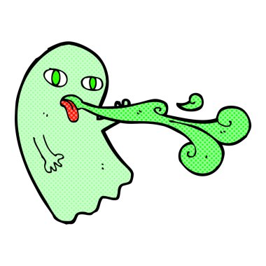 komik komik karikatür hayalet