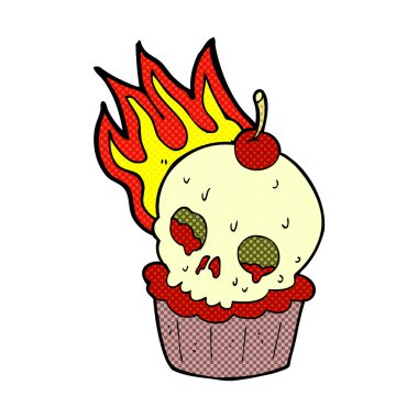 komik çizgi film halloween kek