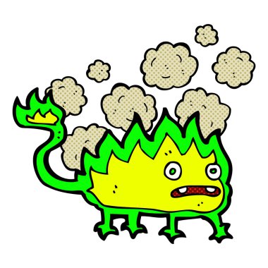 komik çizgi film küçük şeytan ateş