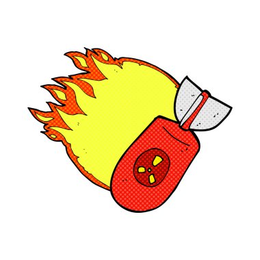 komik karikatür atom bombası