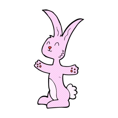 komik karikatür tavşan