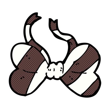 komik karikatür çizgili papyon