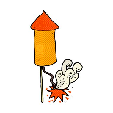 komik karikatür havai fişek