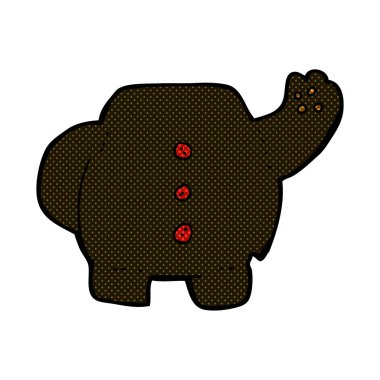 komik karikatür siyah ayı vücut (mix ve maç komik karikatürler ya da bir