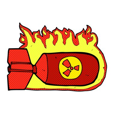 komik karikatür nükleer bomba
