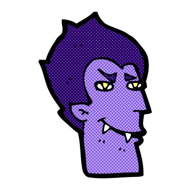 komik karikatür vampir yüz