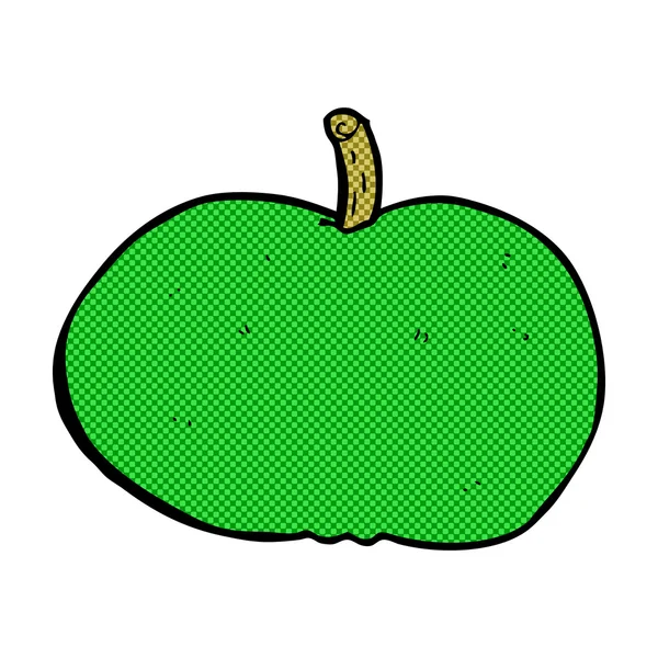 Komiksově kreslenou šťastný jablko — Stockový vektor