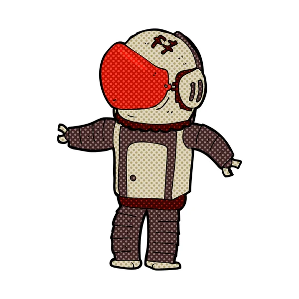 Strip cartoon astronaut — Stockvector