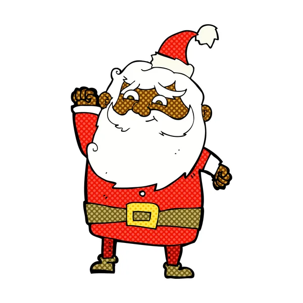 Fumetto Babbo Natale — Vettoriale Stock
