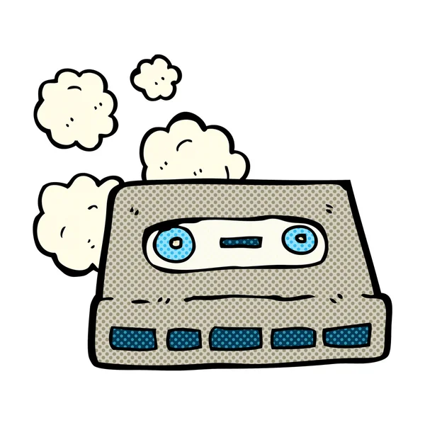 Cassetta fumetto cartone animato — Vettoriale Stock