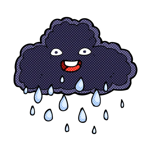Komiksově kreslenou dešťový mrak odvlhčovač — Stockový vektor