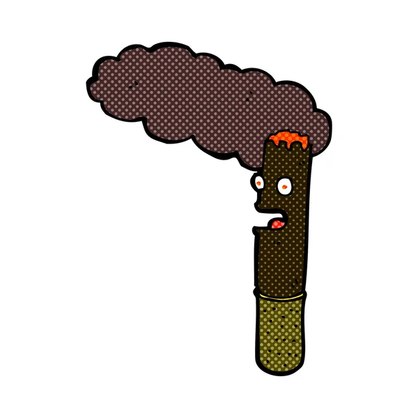 Comic cartoon cigar — стоковый вектор