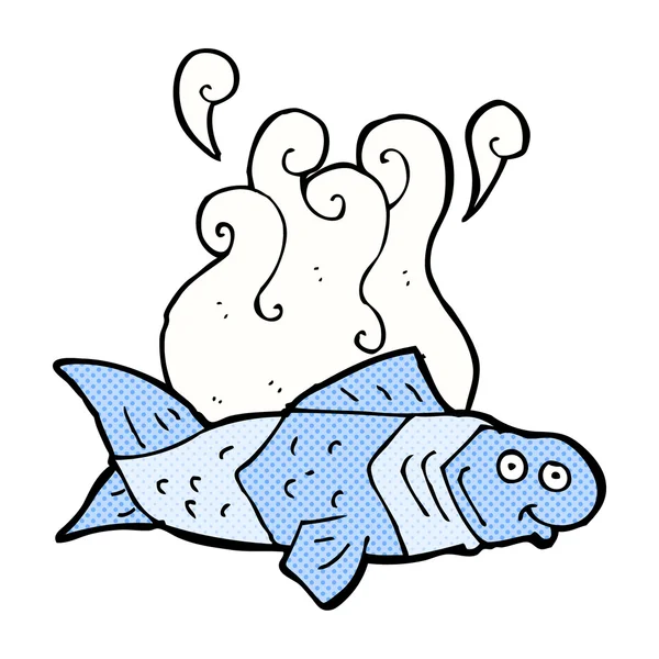Fumetto divertente pesce — Vettoriale Stock