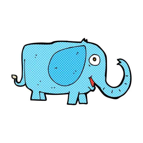 Fumetto bambino elefante — Vettoriale Stock