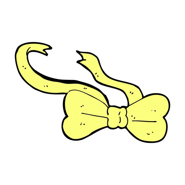 Comic cartoon bow tie — Stock Vector