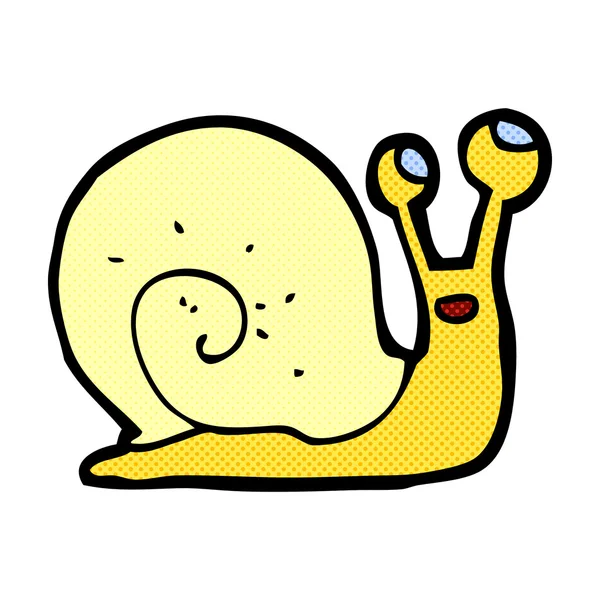 Bande dessinée escargot — Image vectorielle