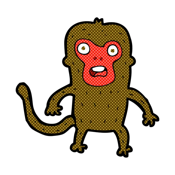 Macaco de banda desenhada — Vetor de Stock