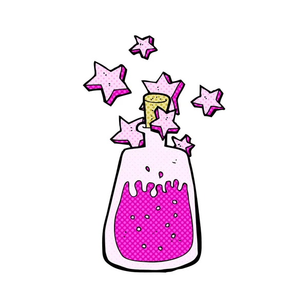 Comic cartoon magic potion — Stock Vector