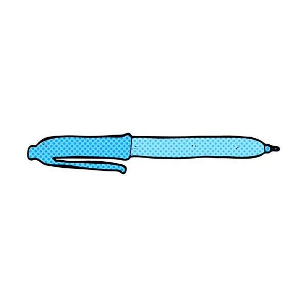Strip cartoon pen — Stockvector