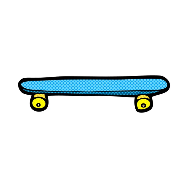 Komiska cartoon skateboard — Stock vektor