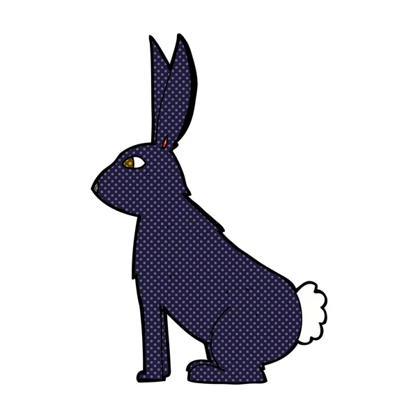 Komik karikatür tavşan — Stok Vektör
