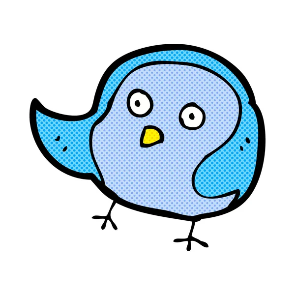 Comic cartoon bird — Stock Vector