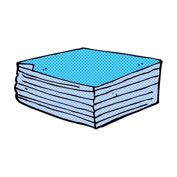 Strip cartoon Opmerking pads — Stockvector