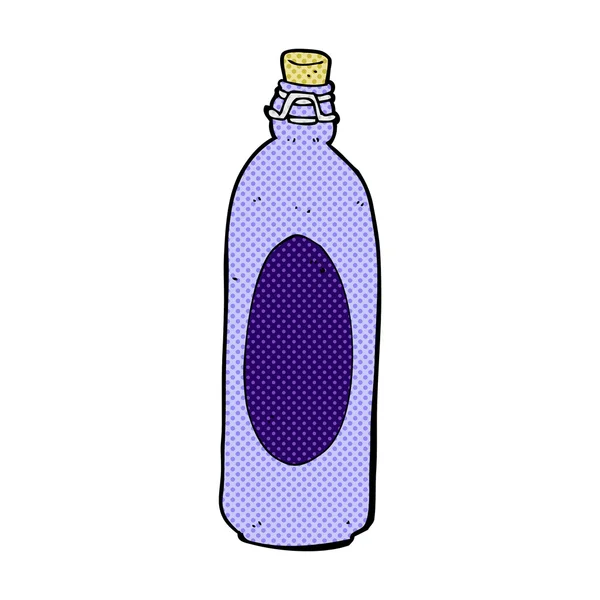 Strip cartoon traditionele fles — Stockvector