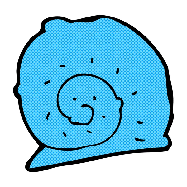 コミック漫画カタツムリの殻 — ストックベクタ
