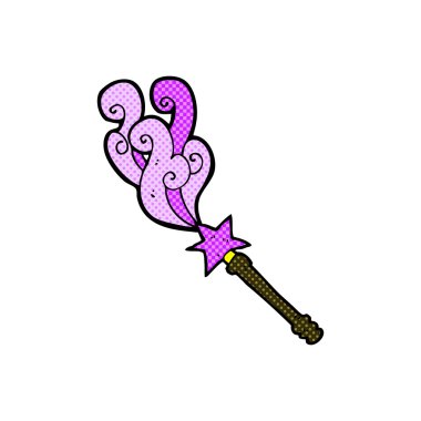 komik çizgi film sihirli değnek döküm büyü