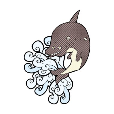 komik karikatür köpekbalığı