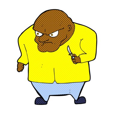 komik çizgi film kötü adam