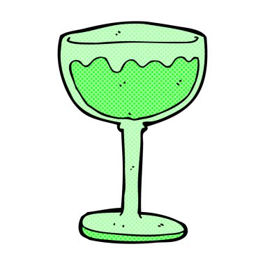 komik karikatür kokteyl