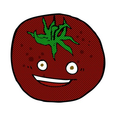 komik karikatür domates