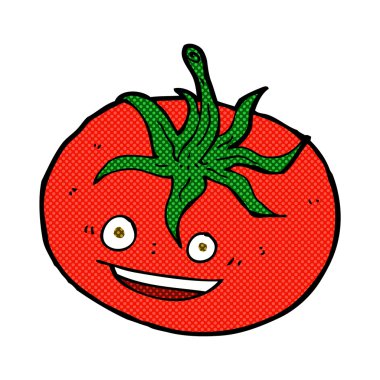 komik karikatür domates