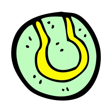 komik karikatür tenis topu