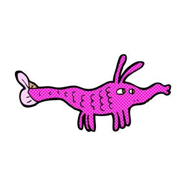 komik karikatür karides