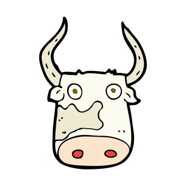 komik karikatür inek