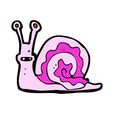 komik karikatür salyangoz