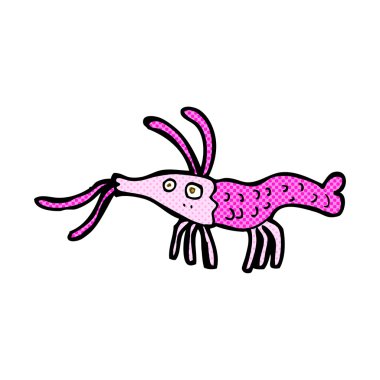 komik karikatür karides